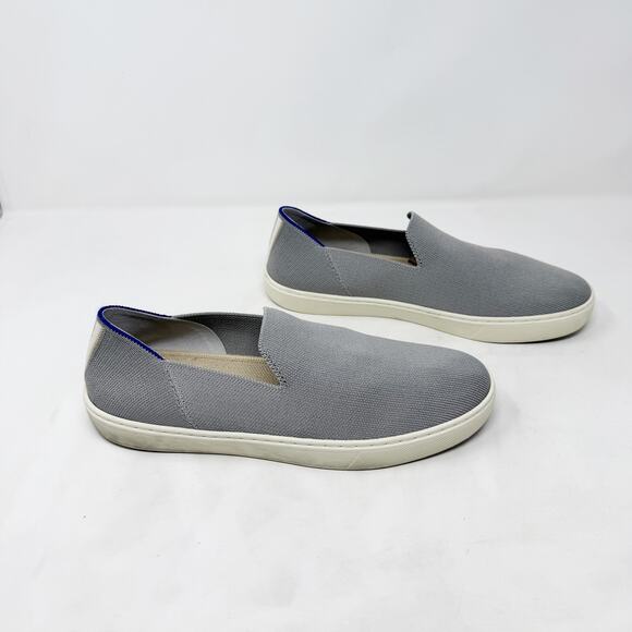 Rothy's Sz 10.5 Gray The Original Slip-On Sneakers Washable Eco-Friendly Casual - Picture 1 of 12